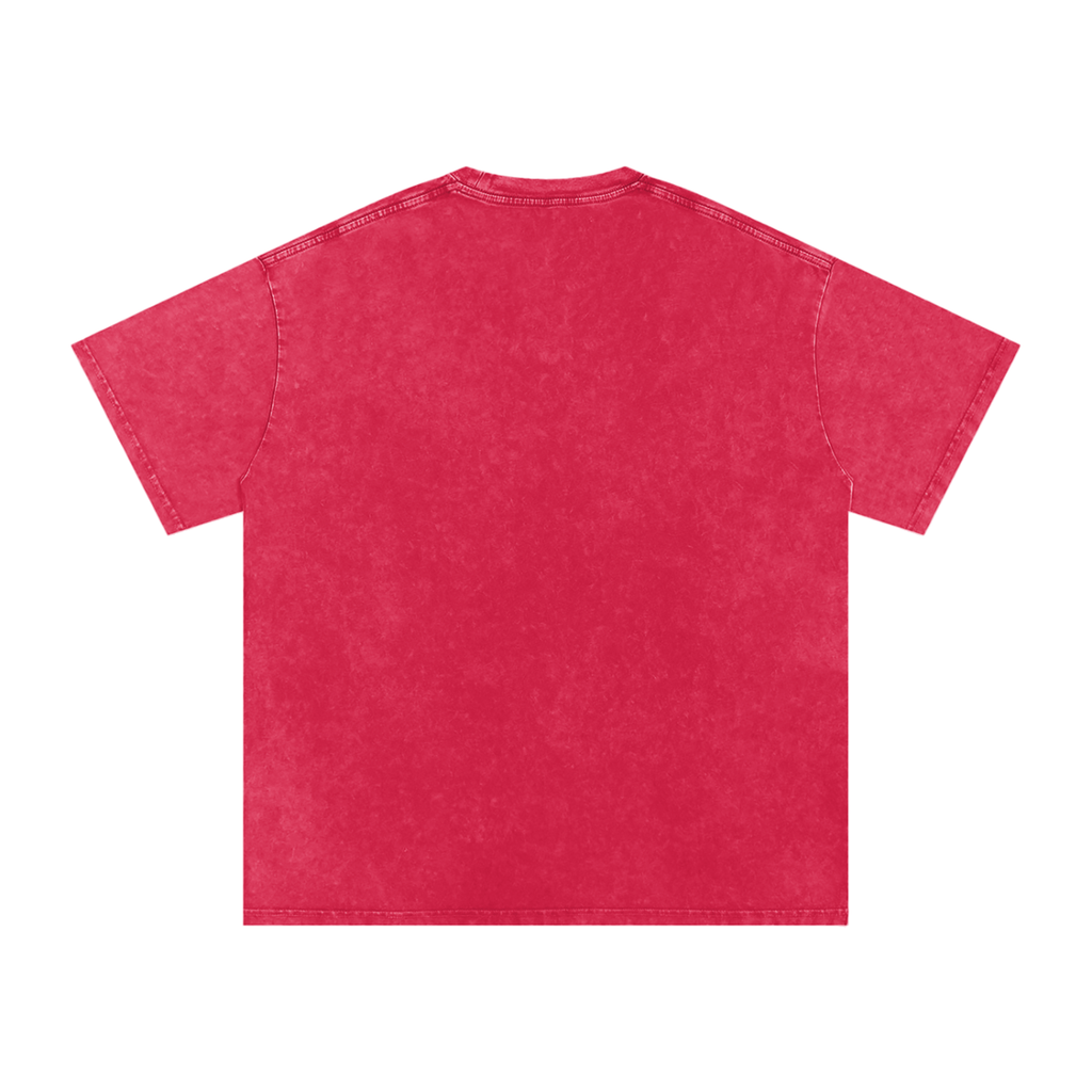 NEVER CEDED - BASE Snow Washed Oversized Cotton T-Shirt