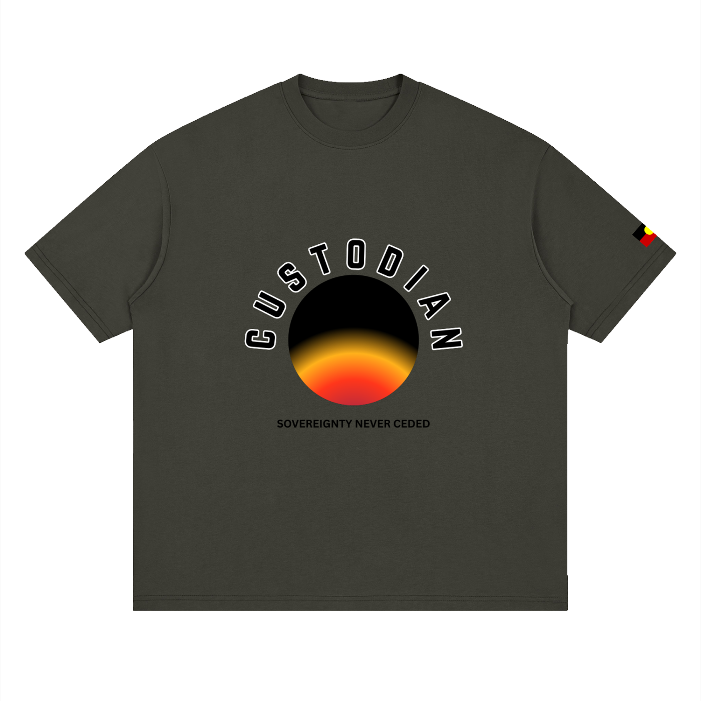 Custodian - Aboriginal - Streetwear Loose Drop Shoulder T-Shirt