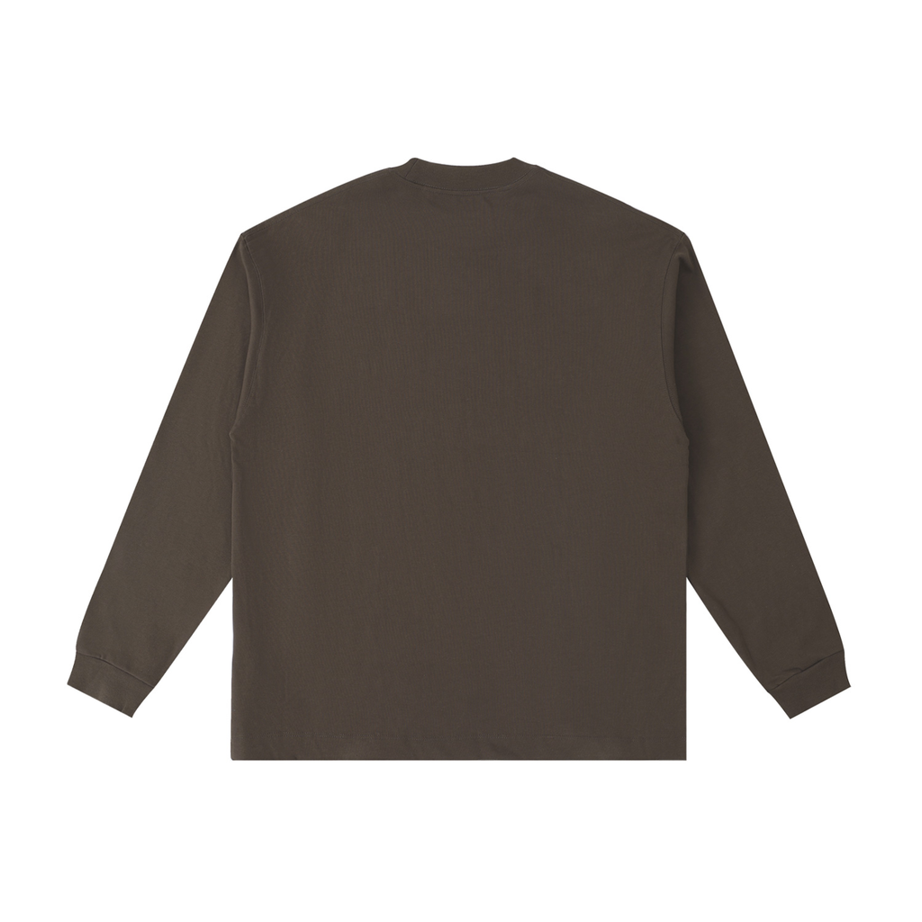 YURA Monochrome Essential Cotton Long Sleeve T-Shirt