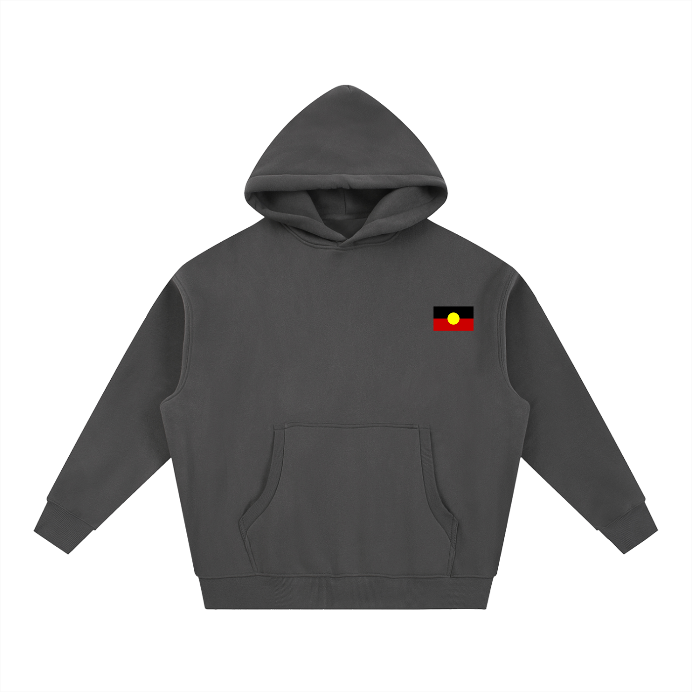 NEVER CEDED Thick Fit Fleece Hoodie