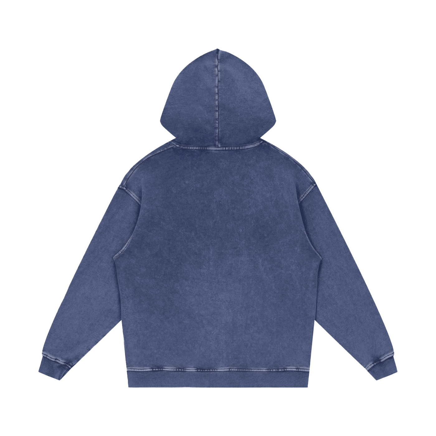 Snow Washed Loose Cotton Hoodie 420
