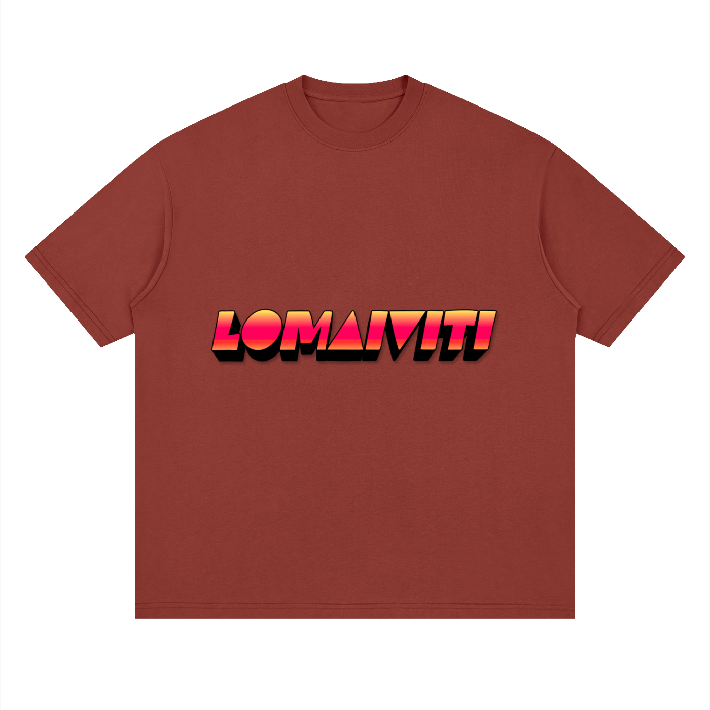 LOMAIVITI - PRONVINCIAL - Streetwear Loose Drop Shoulder T-Shirt