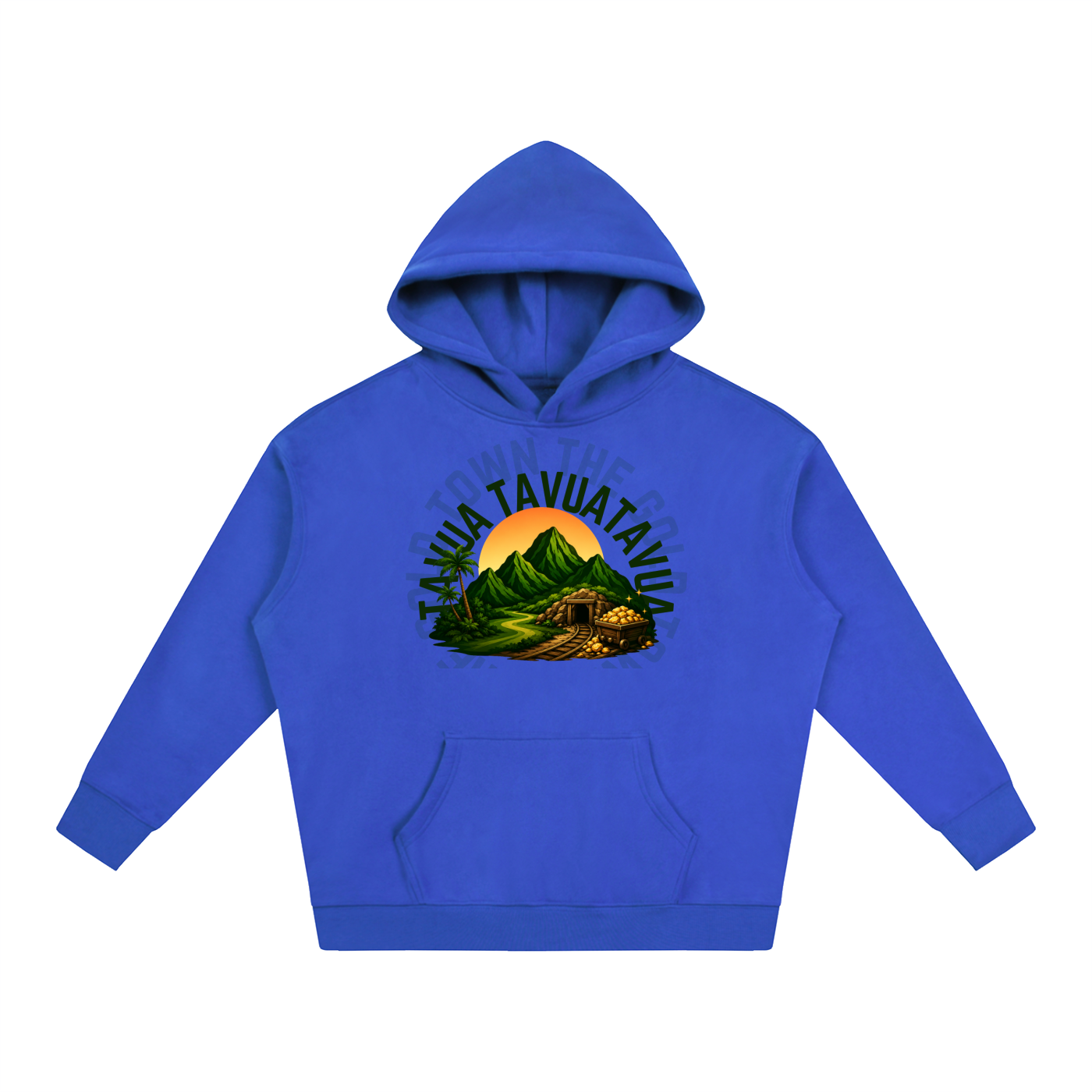 The Golden City Oversize Fleeced Hoodie
