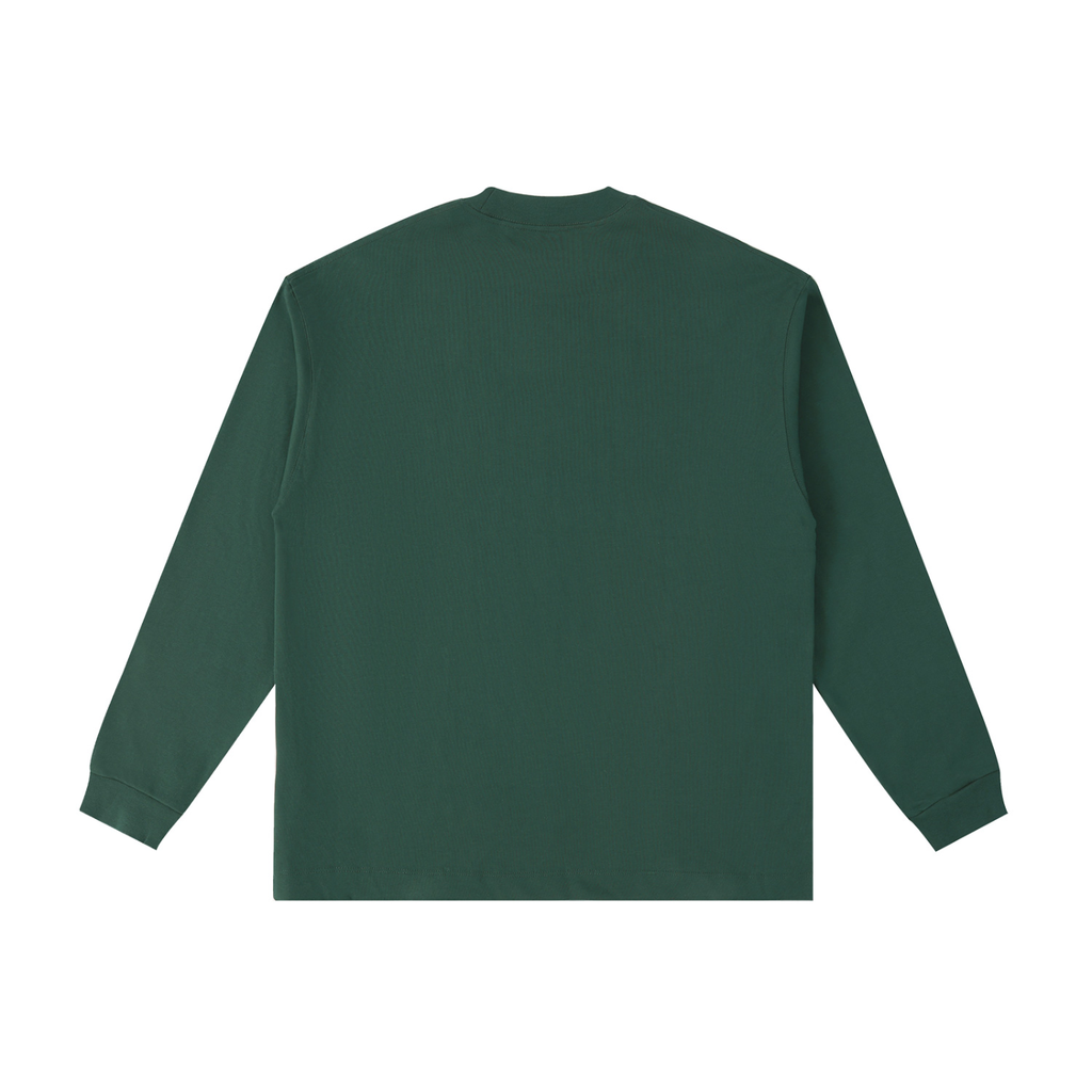 YURA Monochrome Essential Cotton Long Sleeve T-Shirt