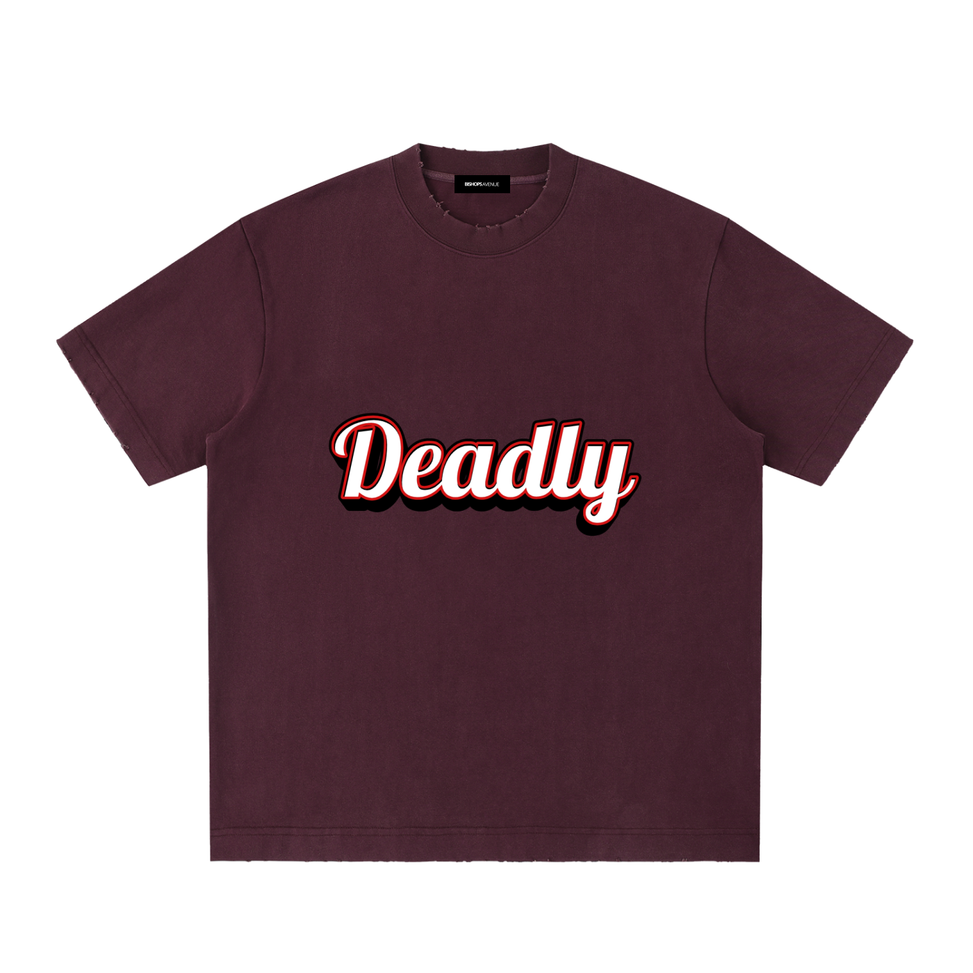 Heavyweight Vintage Washed Frayed T-Shirt