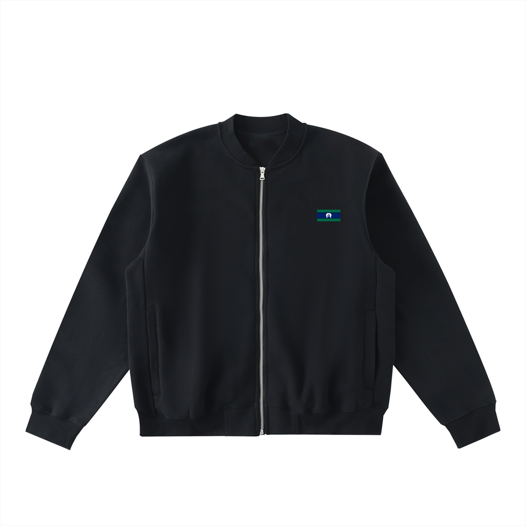 Torres Strait Essential Zip-Up Fleeced Varsity Jacket