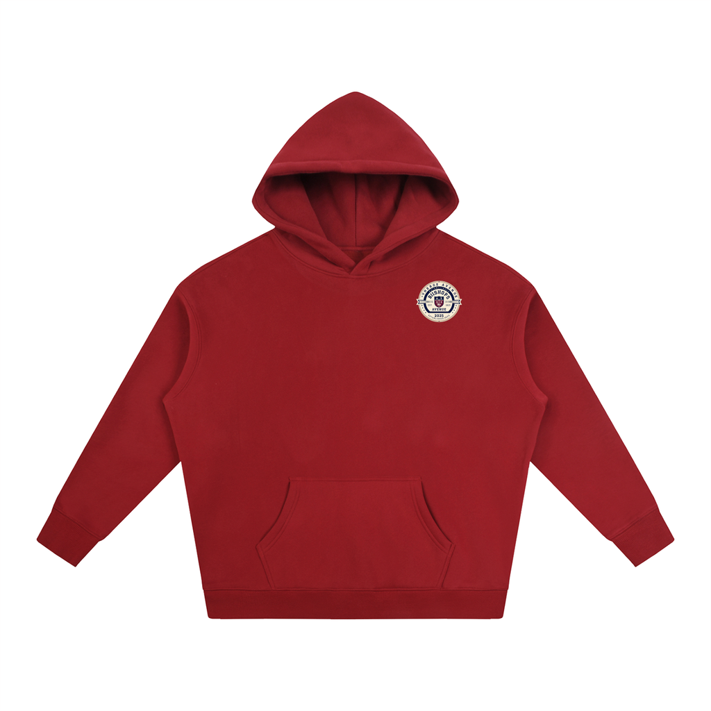 Bishops Uni Badge Oversize Fleeced Hoodie