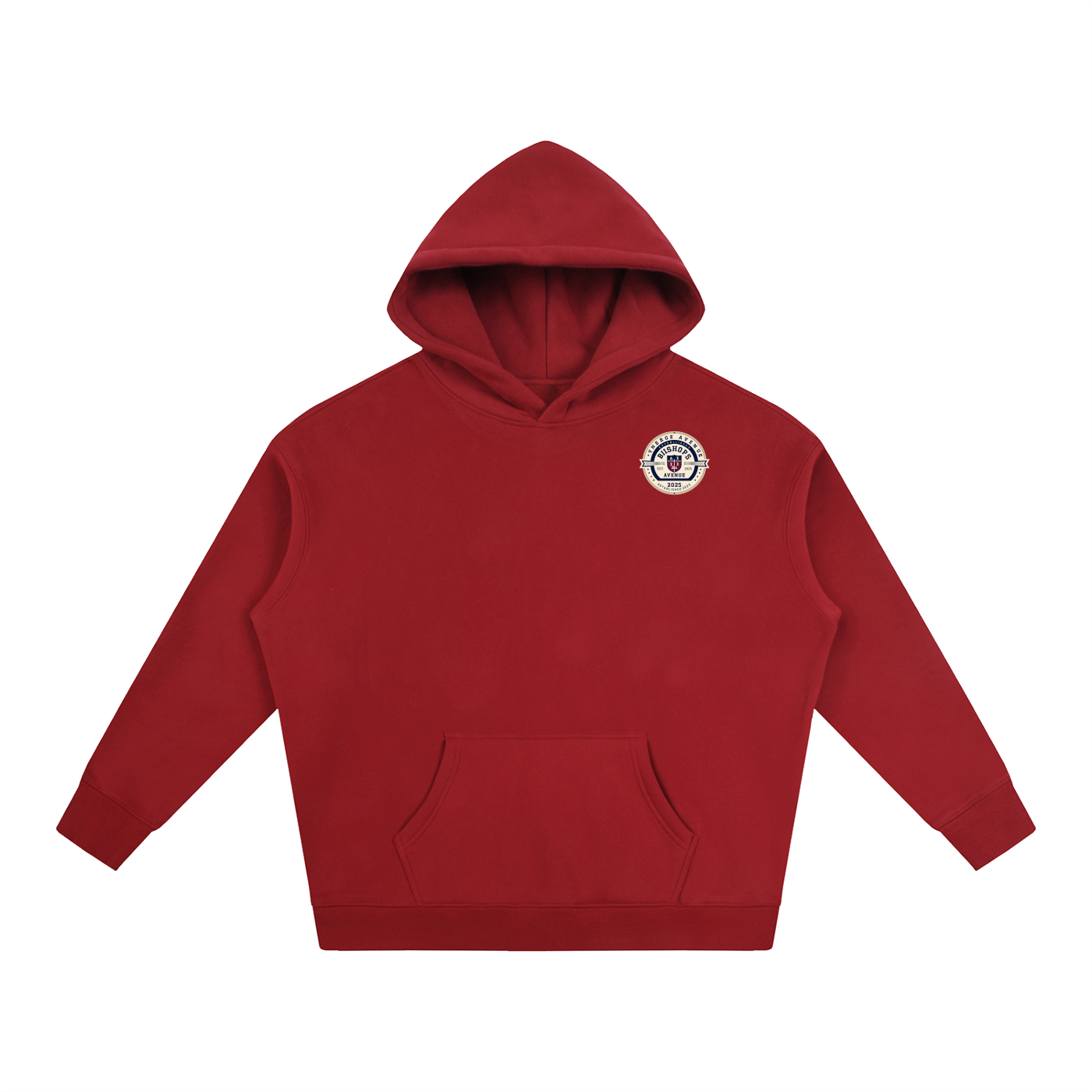 Bishops Uni Badge Oversize Fleeced Hoodie