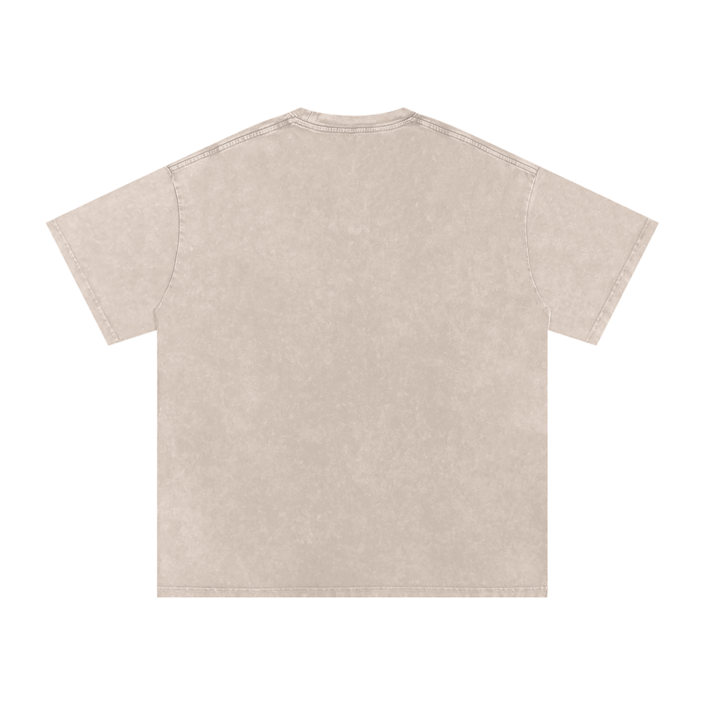 sovereignty - NEVER CEDED -Snow Washed Oversized Cotton T-Shirt