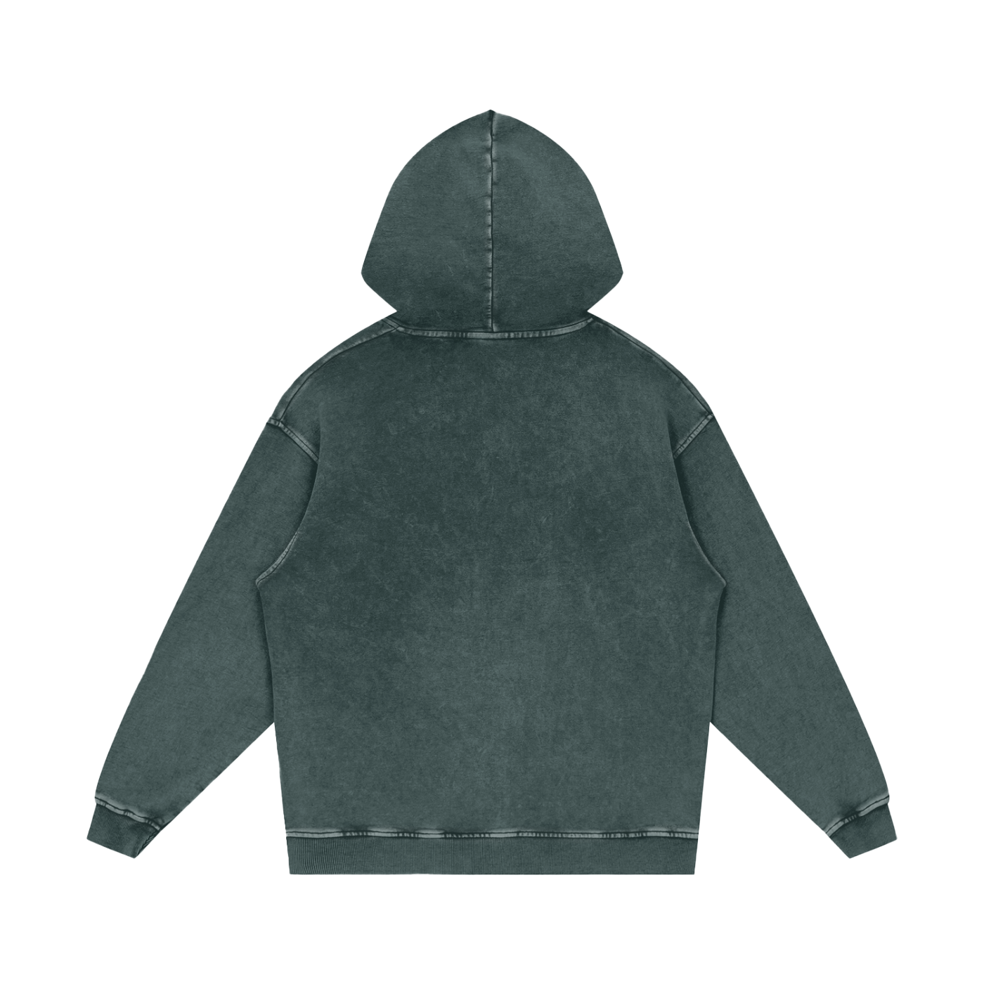 Snow Washed Loose Cotton Hoodie 420