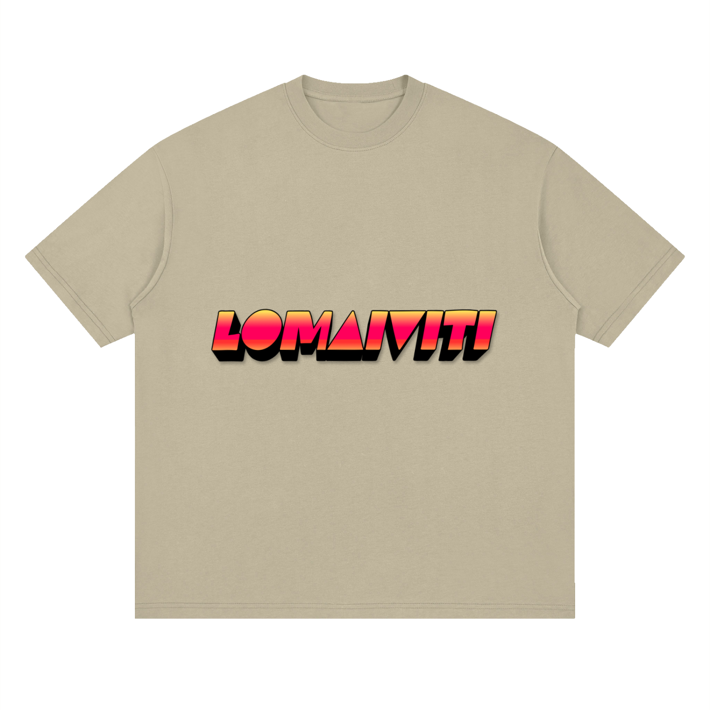LOMAIVITI - PRONVINCIAL - Streetwear Loose Drop Shoulder T-Shirt